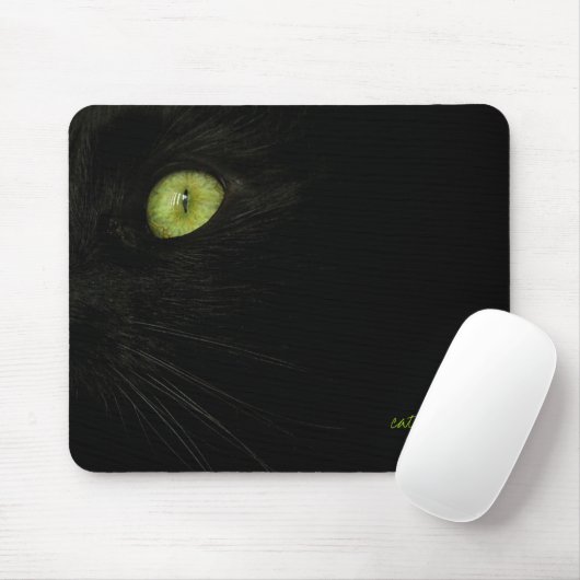 Black Cat mousepad Muismat (Met muis)
