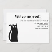 Black Cat Moving Nieuw Huis Aankondiging (Voorkant)