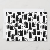 Black Cat Moving Nieuw Huis Aankondiging (Achterkant)