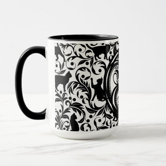 Black Cat Mug Mok (Links)