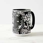 Black Cat Mug Mok (Voorkant rechts)