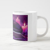 Black Cat Mug | Witchy Candlelight Coffee Cup Grote Koffiekop (Rechts)