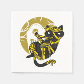 Black Cat Mummy Servet (Voorkant)