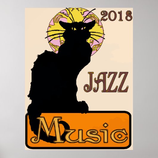 Black Cat, MUSIC, 2018 Poster (Voorkant)