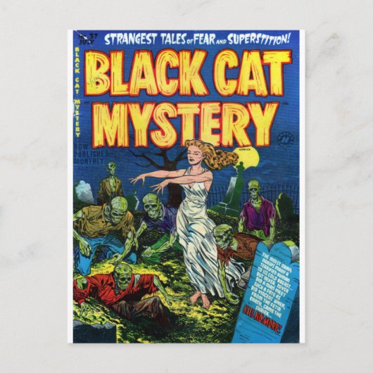 Black Cat Mystery 1 Briefkaart (Voorkant)