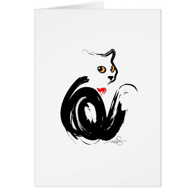 Black Cat 'n-hart (Voorkant)