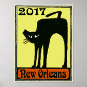 Black Cat New Orleans 2017 Poster (Voorkant)