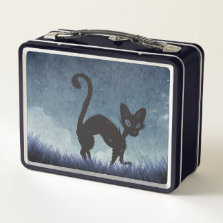 Black Cat Night Prowl Lunch Box – Spooky & Stijlvo