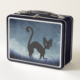 Black Cat Night Prowl Lunch Box – Spooky & Stijlvo