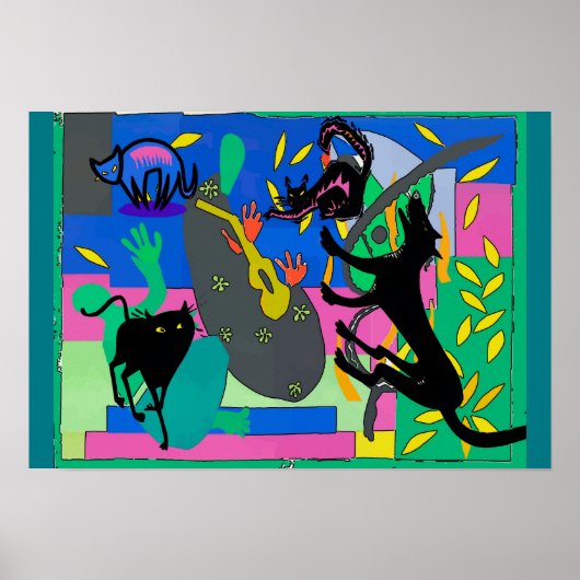 Black Cat Nightmares Poster (Voorkant)