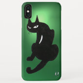 BLACK CAT NINJA jade green Case-Mate iPhone Case (Achterkant)