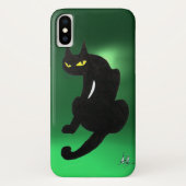 BLACK CAT NINJA Jade Hreen Case-Mate iPhone Case (Achterkant)