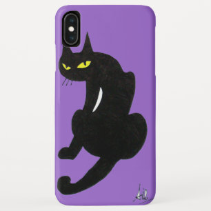 BLACK CAT NINJA Paars Case-Mate iPhone Case
