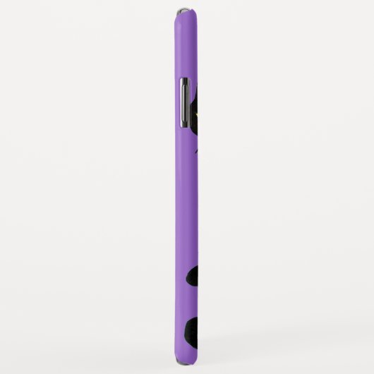 BLACK CAT NINJA Paars Case-Mate iPhone Case (Achterkant/rechts)