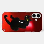 BLACK CAT NINJA ruby red Case-Mate iPhone Case (Achterkant (horizontaal))