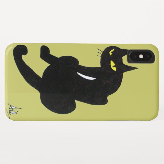 BLACK CAT NINJA Yellow Case-Mate iPhone Case (Achterkant (horizontaal))
