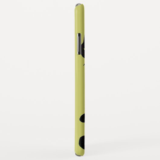 BLACK CAT NINJA Yellow Case-Mate iPhone Case (Achterkant/rechts)