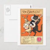 Black Cat No. 2 Briefkaart (Voorkant / Achterkant)