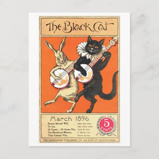 Black Cat No. 2 Briefkaart (Voorkant)