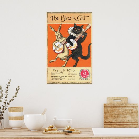 Black Cat No. 2 Poster (Keuken)