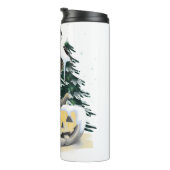 Black Cat On A Jack Thermosbeker (Geroteerd rechts)