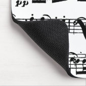 Black Cat on Sheet Music Muismat (Hoek)