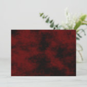 Black Cat Oranje Moon Invitation Kaart (Staand voorkant)