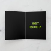 BLACK CAT & OWL - HALLOWEEN KAART (Binnen)