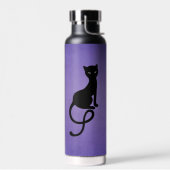 Black Cat Paars Elegant Evil Kat Waterfles (Links)