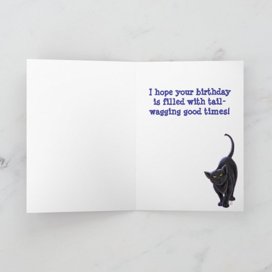 Black Cat Party Center Kaart (Binnen)