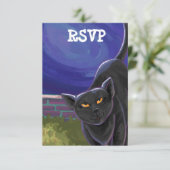 Black Cat Party Center Kaart (Staand voorkant)
