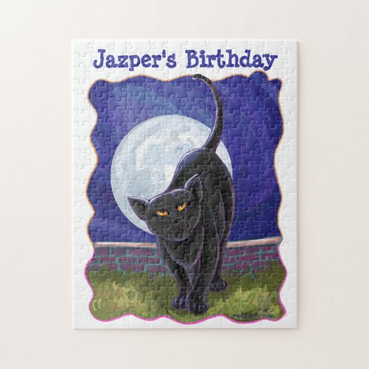 Black Cat Party Center Legpuzzel (Verticaal)