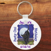 Black Cat Party Center Sleutelhanger (Voorkant)