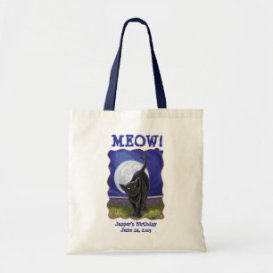 Black Cat Party Center Tote Bag