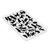 Black Cat Pattern Magneet (Rechterzijde)