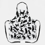 Black Cat Pattern Schort (Voorkant)