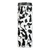 Black Cat Pattern Thermosbeker (Achterkant)