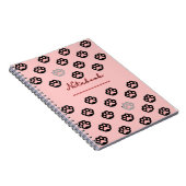 Black Cat Paws notitieboeken (Rechterzijde)