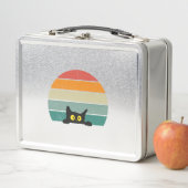 Black Cat Peeking Sunset  4 (In situ)