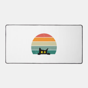 Black Cat Peeking Sunset  4 Bureaumat