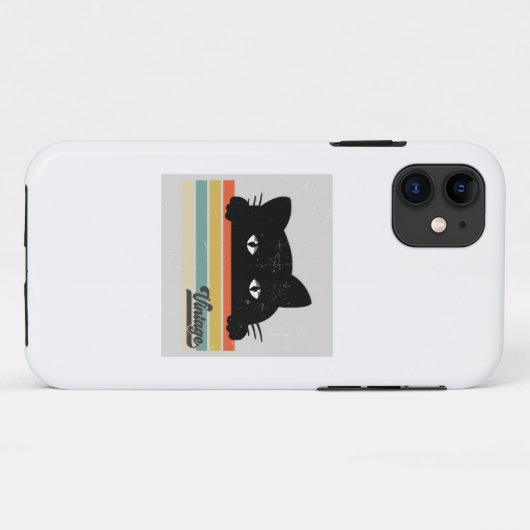 Black Cat Peking Case-Mate iPhone Case (Achterkant (horizontaal))