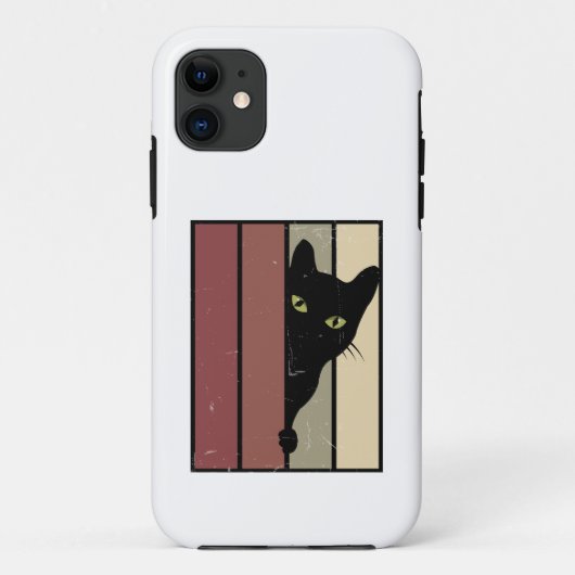 Black Cat Peking Case-Mate iPhone Case (Achterkant)