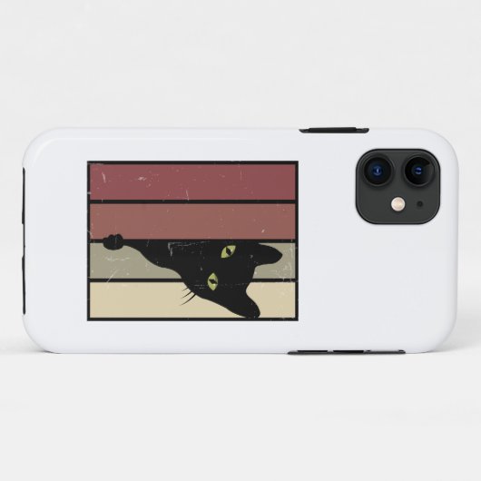 Black Cat Peking Case-Mate iPhone Case (Achterkant (horizontaal))