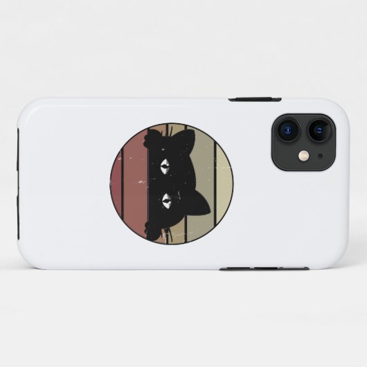 Black Cat Peking Case-Mate iPhone Case (Achterkant (horizontaal))