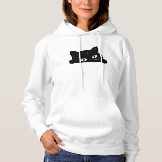Black Cat Peking Hoodie (Voorkant)