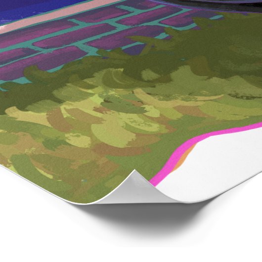 Black Cat Personalized Room Poster (Hoek)