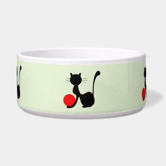 Black Cat Pet Bowl Voerbakje