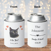 Black Cat Pet Wedding Koelbox Favoriet Blikjeskoeler