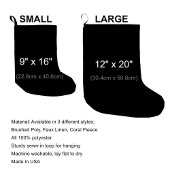 Black Cat Photo Paw Print Pet Kerstmis stoppen Kleine Kerstsok