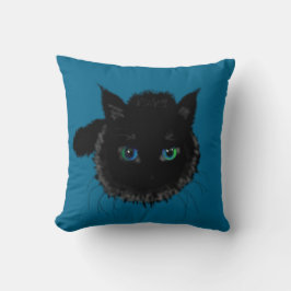 Black Cat Pillow Kussen